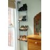 Industrial Pipe Bookshelf & Shoe Rack