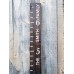 Wooden Growth Chart Engraved Wall Ruler